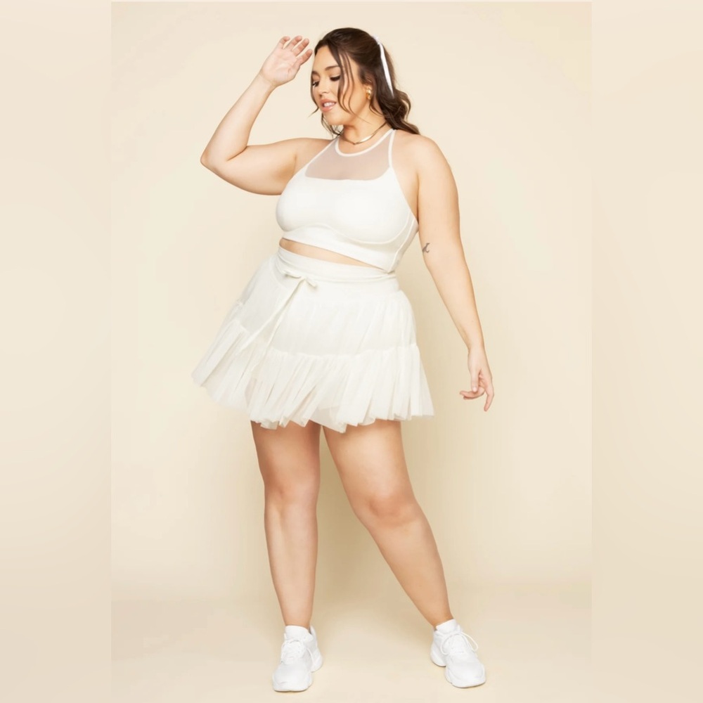 Popflex Pirouette Skort - Ivory 1X